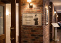 Enseigne toilettes Hommes gravée personnalisée
