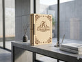 Livre « Art de la Gravure » en bois gravé au laser | L'Atelier Gravure Nice