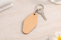 Porte-clés en bois gravé personnalisé